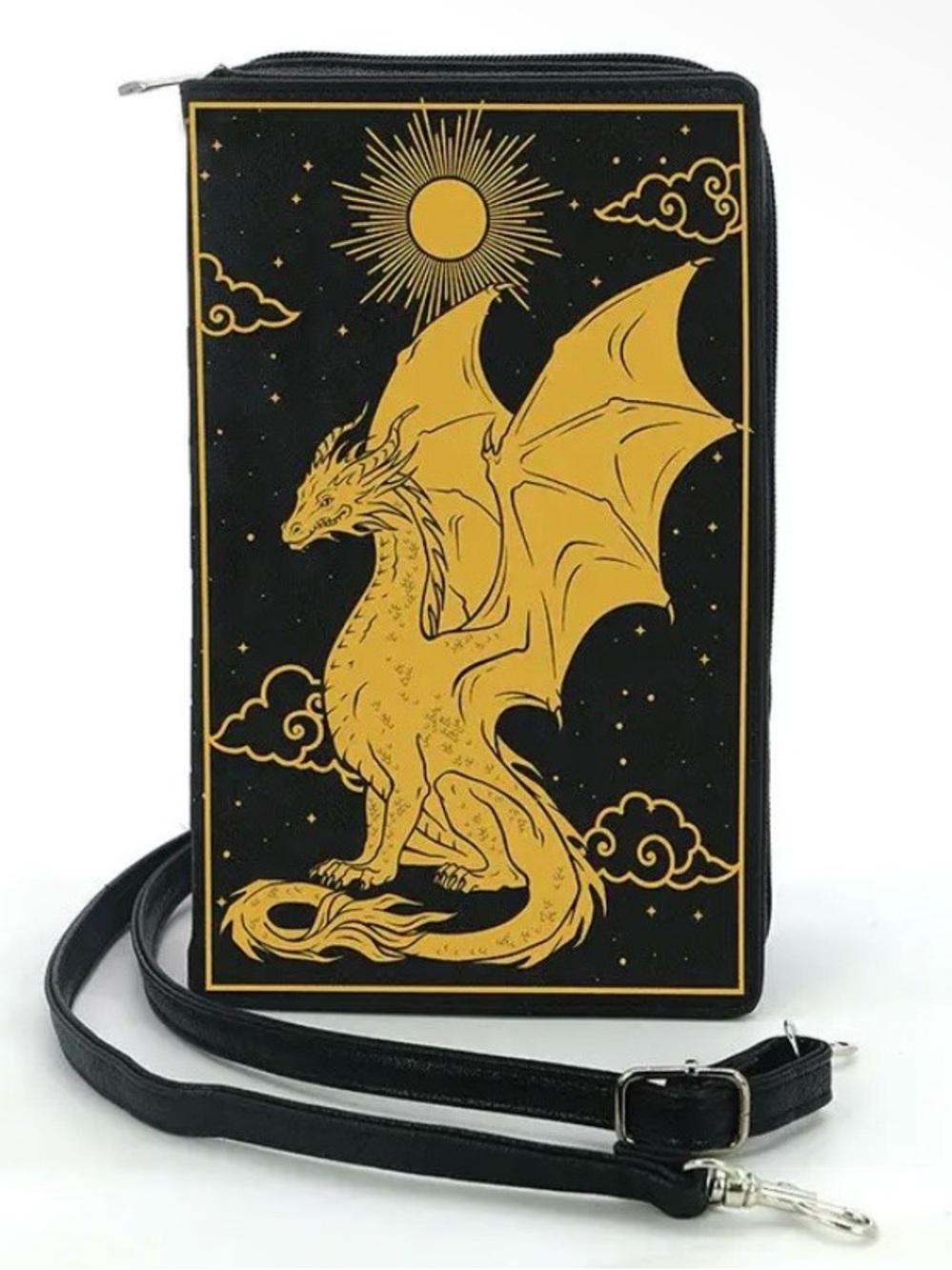 The Book of Dragon Book Clutch Bag in Vinyl